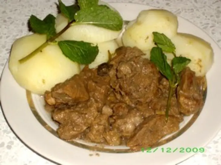 Баранина в мятном соусе: шаг 4
