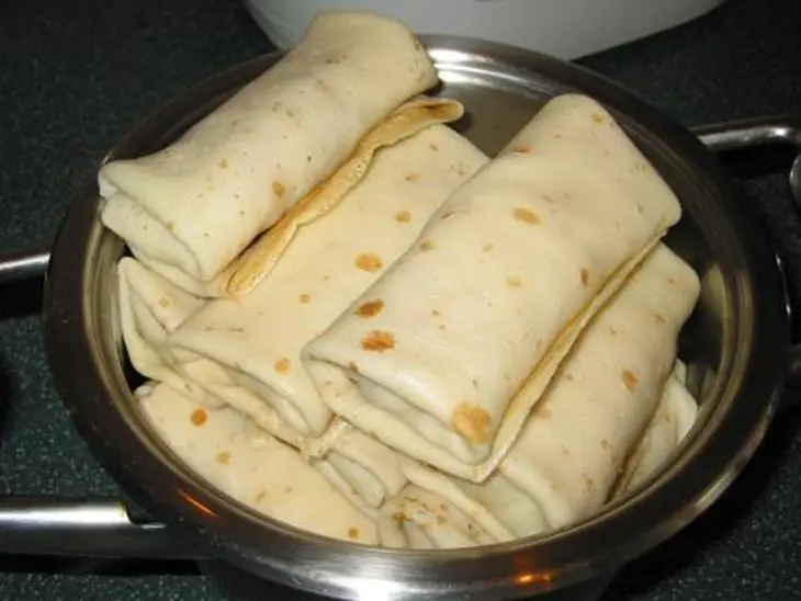 Блинчики с мясом и рисом: шаг 3