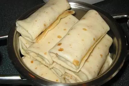 Блинчики с мясом и рисом: шаг 3