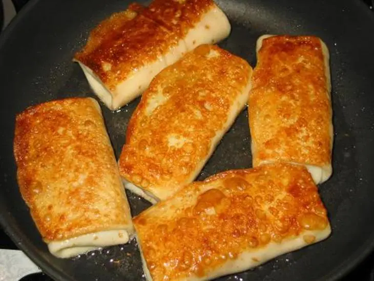 Блинчики с мясом и рисом: шаг 4