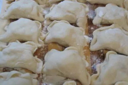 Постные вареники с разными начинками: шаг 4