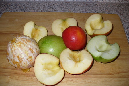 Конфетюр  " запах лета"  из яблок и апельсина: шаг 1