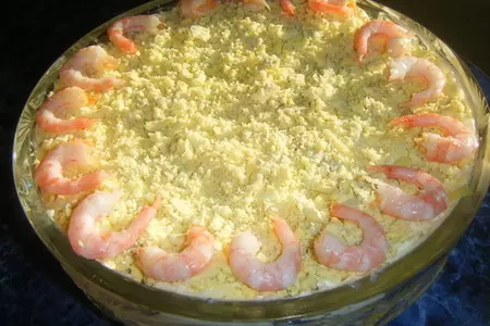 Праздничный рыбный салат: шаг 3