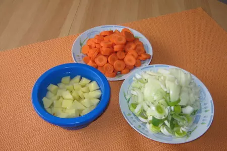 Морковный суп-пюре с брынзой: шаг 2
