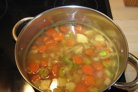 Морковный суп-пюре с брынзой: шаг 3