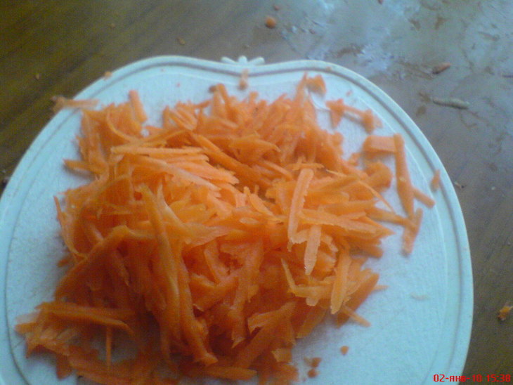 Куриный шницель в морковной шубке: шаг 2