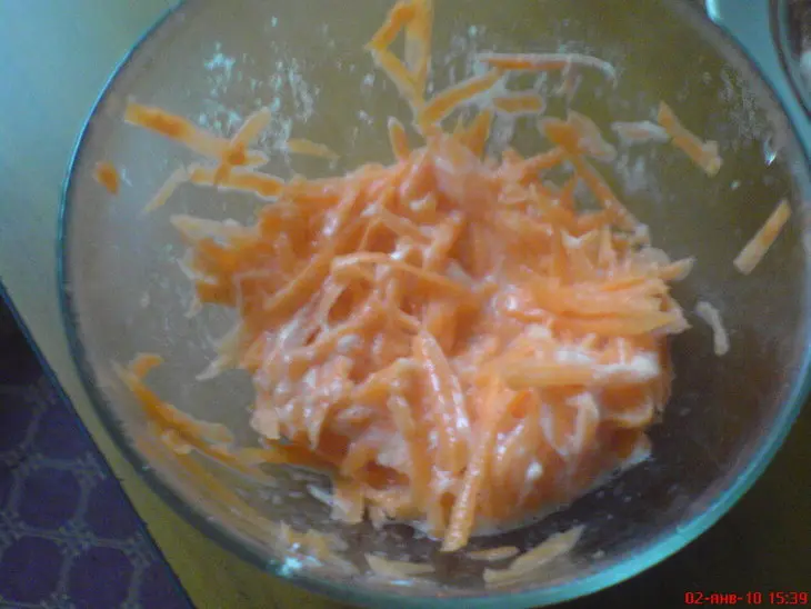 Куриный шницель в морковной шубке: шаг 4