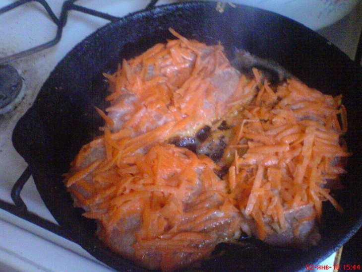 Куриный шницель в морковной шубке: шаг 6