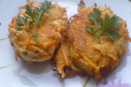 Куриный шницель в морковной шубке: шаг 7