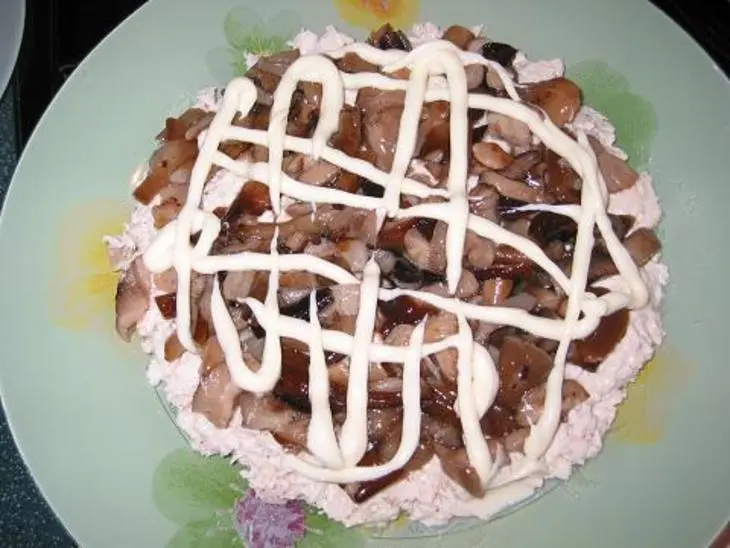 Салат "вкусный": шаг 2