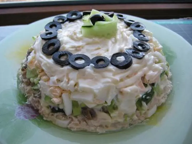 Салат "вкусный": шаг 4