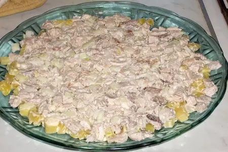 Салат "овощной пирог": шаг 2