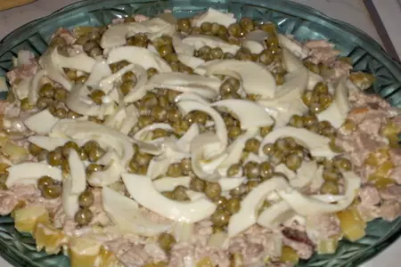 Салат "овощной пирог": шаг 3