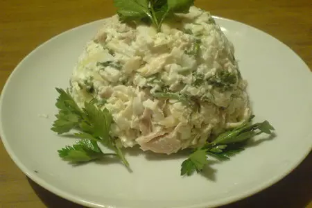 Салат "кальмарович": шаг 1