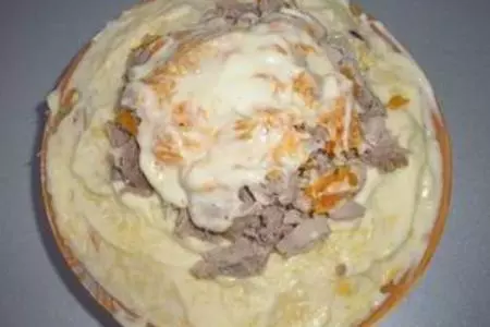 Салат "шапка мономаха": шаг 3