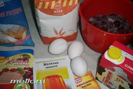 Торт “вишневый сад”: шаг 2