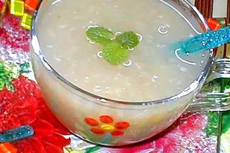 Лечебный  банановый  кисель: шаг 5