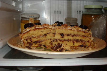 Тортик с черносливом (крем кисло -сладкий): шаг 1