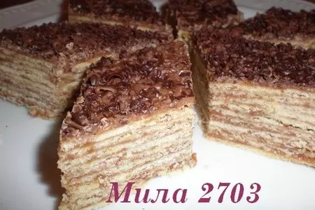 Торт – пирожное «микадо»: шаг 5