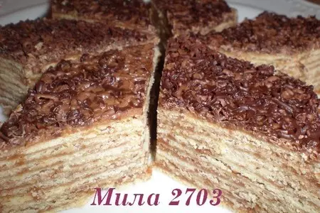 Торт – пирожное «микадо»: шаг 6