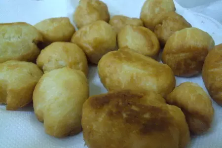 Постные дрожжевые пончики: шаг 2
