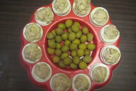 Рождественский стол, закуски: шаг 2