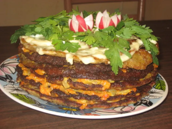 Рождественский стол, закуски: шаг 3
