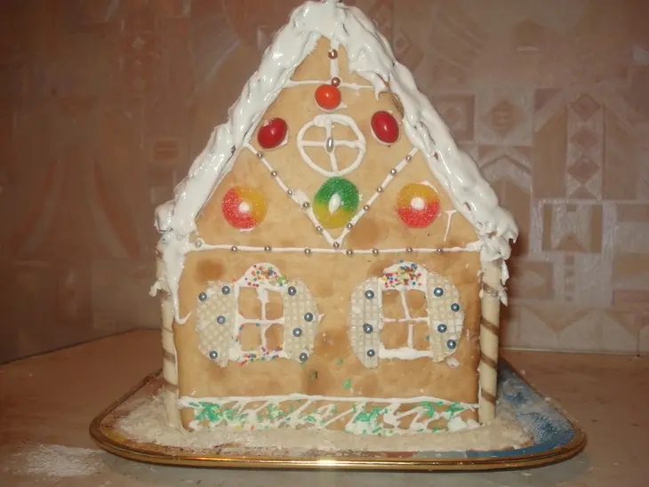 Пряничный домик: шаг 9