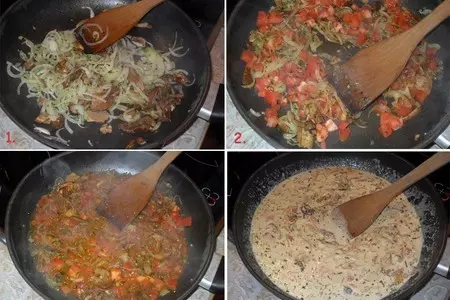 Фазан с грибным соусом: шаг 6