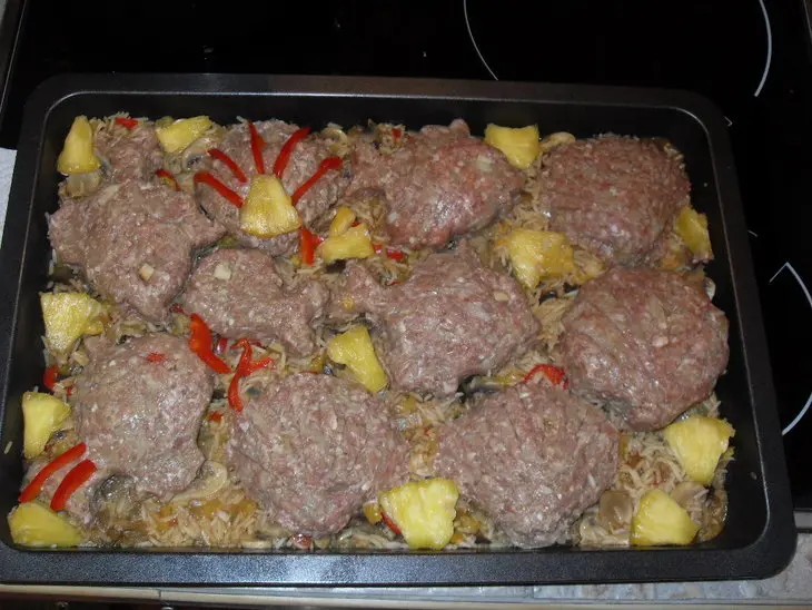Ужин "кусочек лета": шаг 1