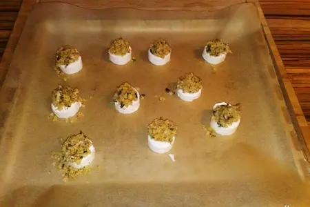 Карпаччо из тыквы с запечённым козьим сыром: шаг 6