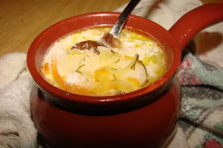 Щи из кислой капусты с потрошками.: шаг 7