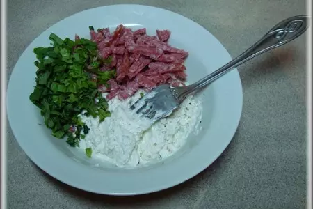 Миникальцоне "трио" (pizza calzone, закрытая пицца).: шаг 10