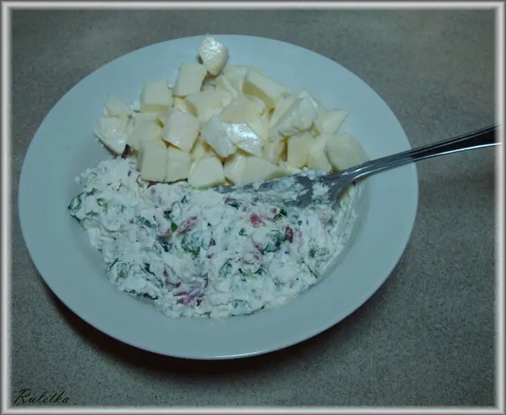 Миникальцоне "трио" (pizza calzone, закрытая пицца).: шаг 11