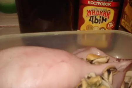 Мидии и кальмары копченые // домашний вариант: шаг 2