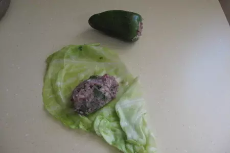 Голубцы с фаршированными перчиками: шаг 4