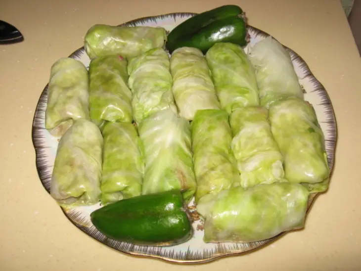 Голубцы с фаршированными перчиками: шаг 6