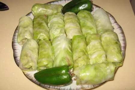 Голубцы с фаршированными перчиками: шаг 6