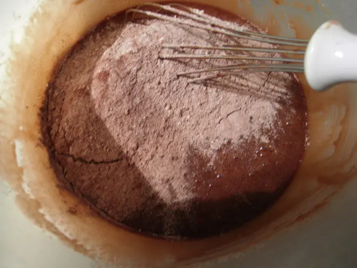 Американские cinnamon-brownis с кремом frosting: шаг 5