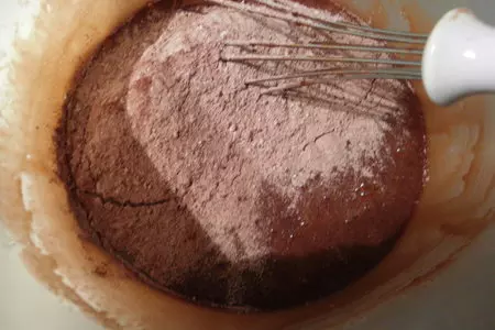 Американские cinnamon-brownis с кремом frosting: шаг 5