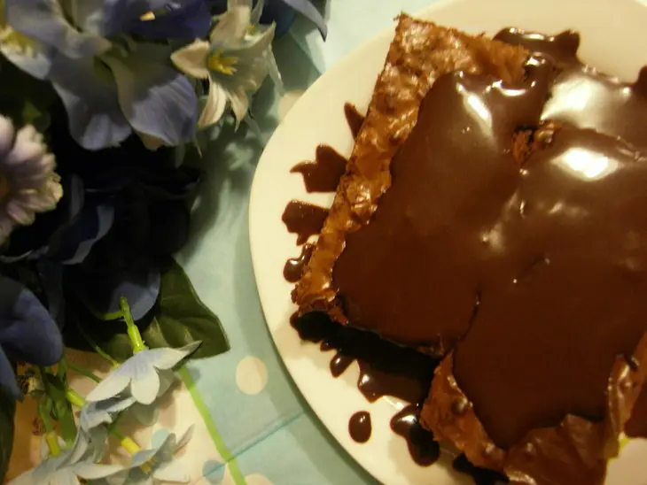 Американские cinnamon-brownis с кремом frosting: шаг 7