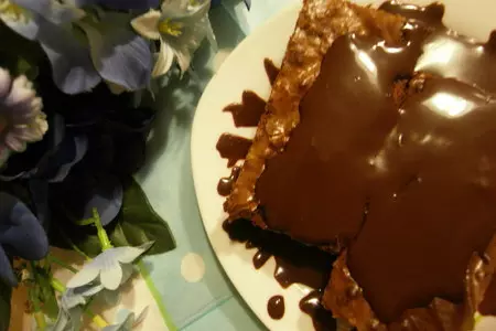 Американские cinnamon-brownis с кремом frosting: шаг 7
