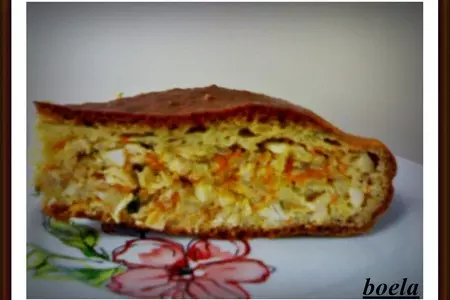 Заливной куриный пирог "фантазия": шаг 13