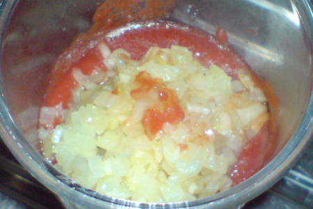 Быстрый томатный супчик с сыром "моцарелла": шаг 2