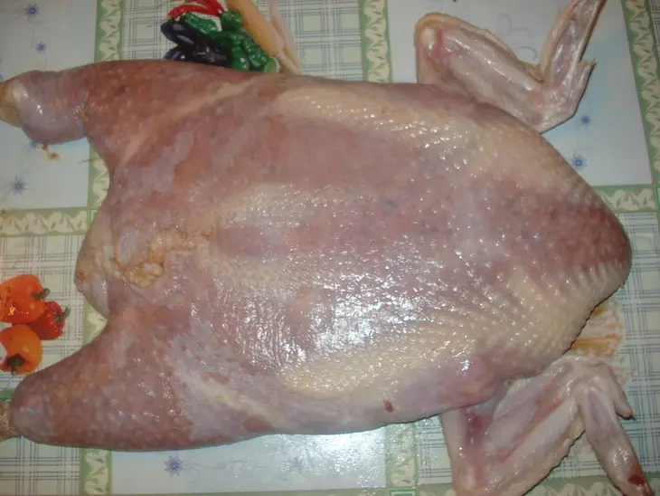Фаршированная курица: шаг 5