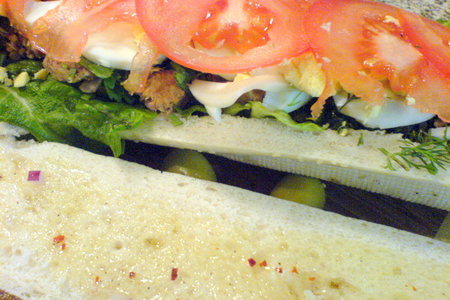 Сандвич (сэндвич) по-тунисски, рецепт израильской уличной еды: шаг 7