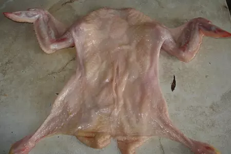 Курица фаршированная домашними тельяттели: шаг 1