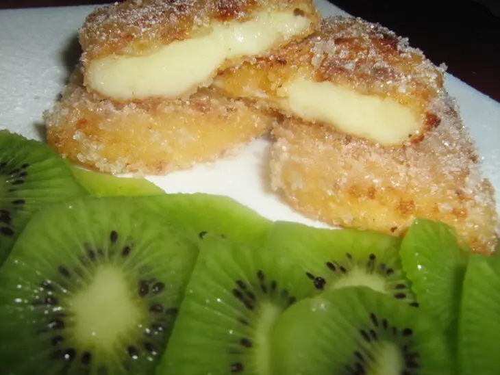 Десерт "жареное молоко", или leche frita: шаг 20
