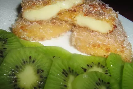 Десерт "жареное молоко", или leche frita: шаг 20