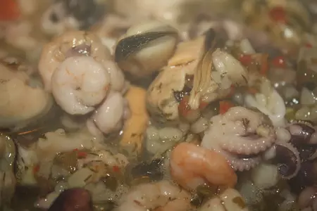 Ризотто с морепродуктами: шаг 2